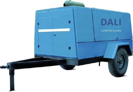 Передвижной дизельный компрессор Dali DLCY-12/12F-C